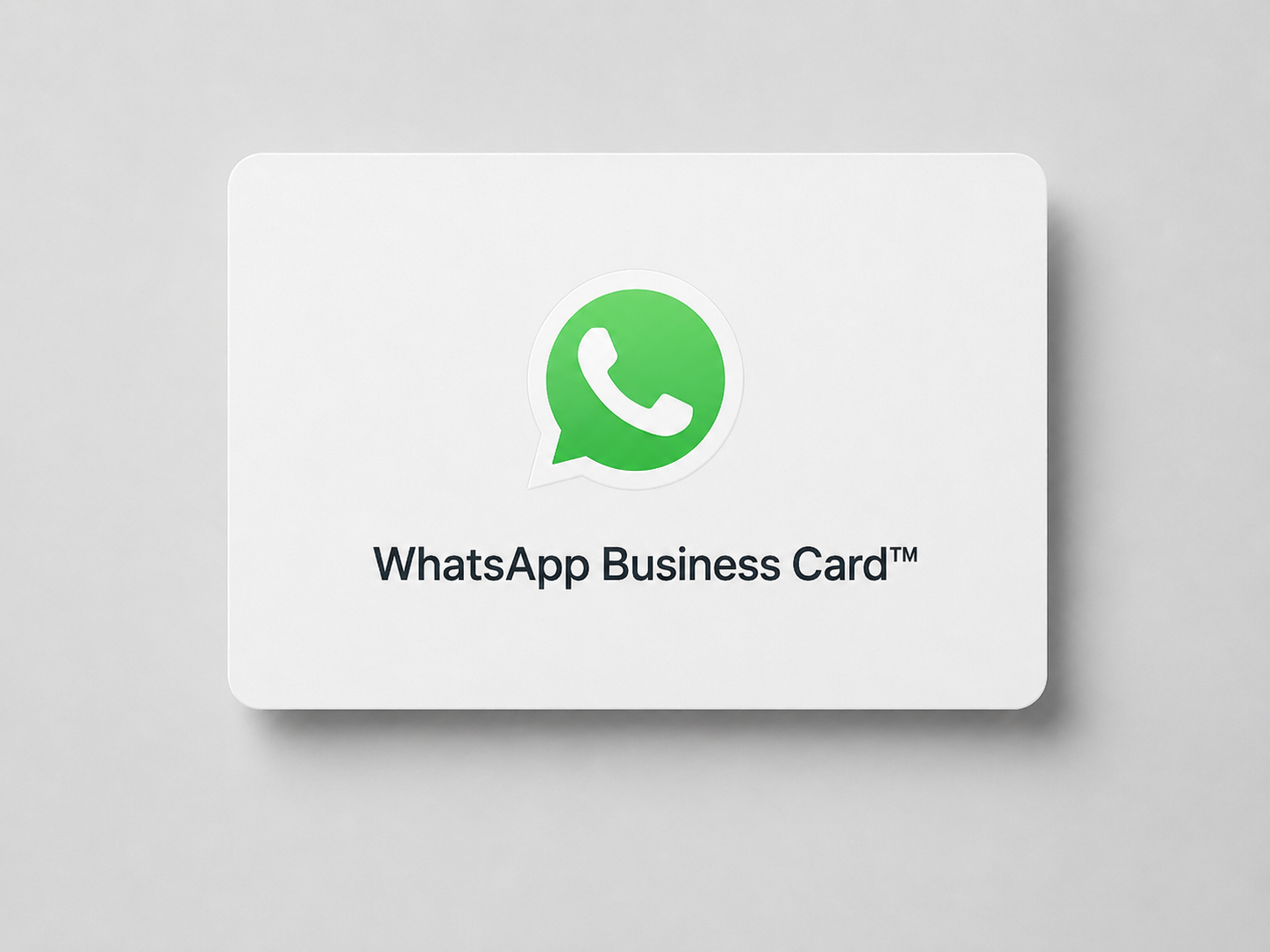 WhatsApp Business Card™